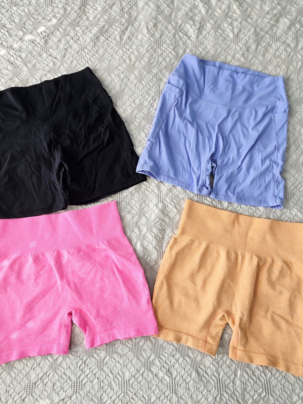 Women’s High-Waist Active Shorts (Read Size Description)